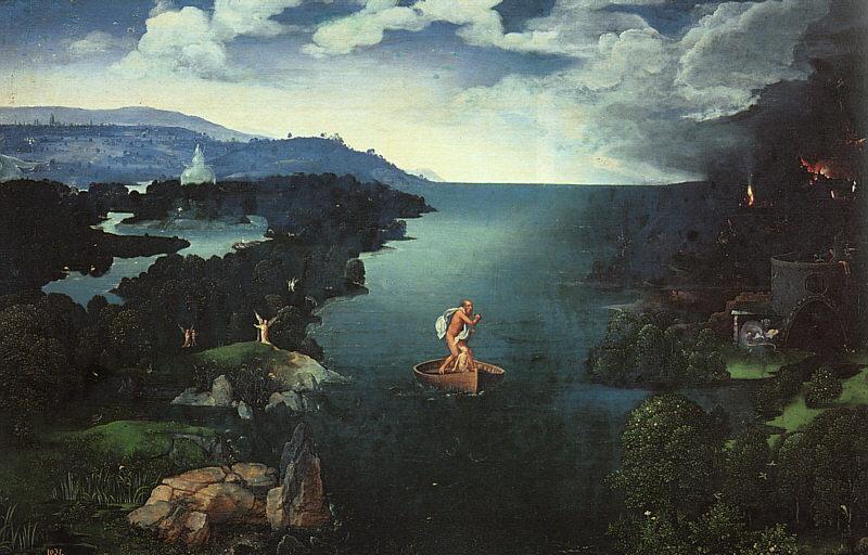 Joachim Patenier Charon Crossing the Styx oil painting picture